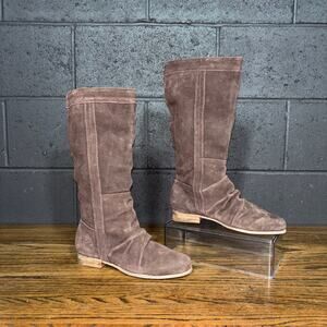 Rebels “Justine” Brown Suede Mid Calf Slouch Boots Women’s 7 Western Casual